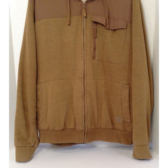 Coleman Jacket Mn L Light Brown Sherpa Lined Hooded Workwear Shacket Barn Chore - Picture 5 of 12
